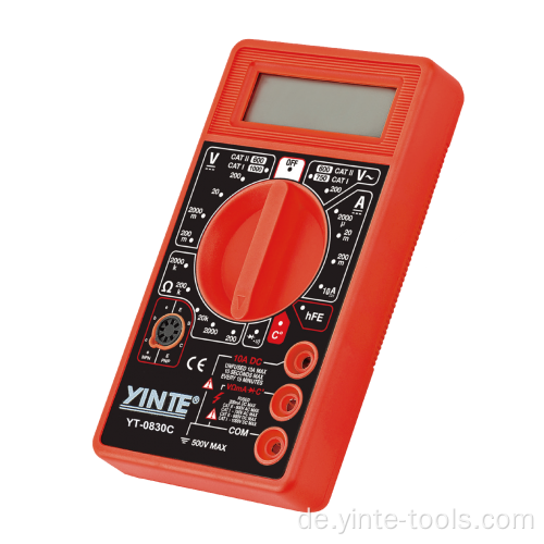 Digitales Multimeter mit Temperatur